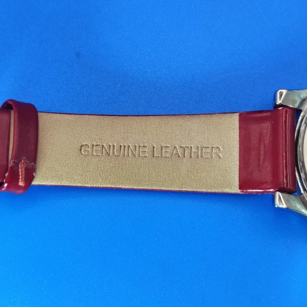 Vintage 2007 Timex 35mm Sunburst Women's‎ Quartz Watch Leather Strap Fits 4-7.5